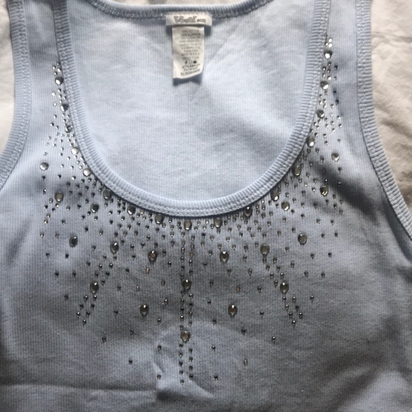 Vocal Tops - Vocal Tank in baby blue Vocal Tops - Vocal Tank in baby blue